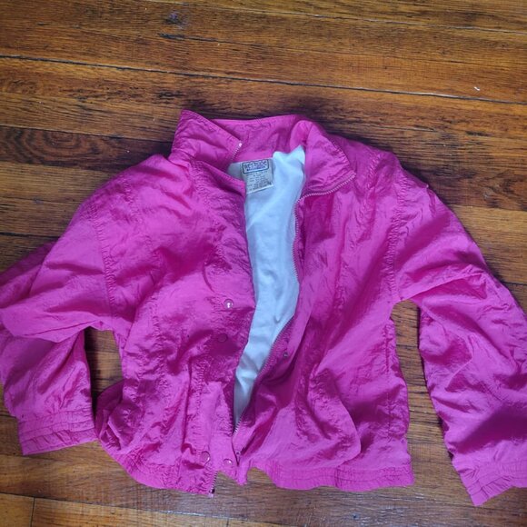 Vintage Westside Windbreaker Jacket Sz M Pink Retro 80s/90s - Picture 2 of 11